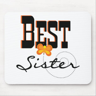 Best Sister T-shirts and Gifts Mouse Mat