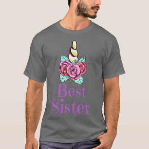 Best Sister Unicorn Family Siblings T-Shirt