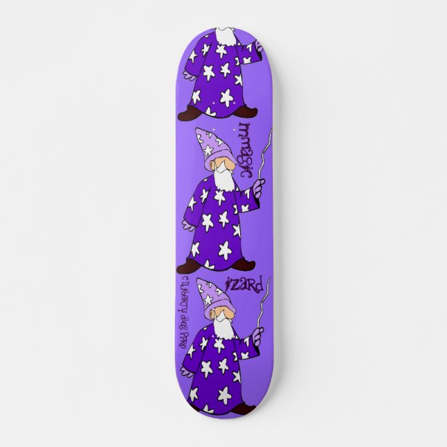 Best Skateboards - Magical Wizard - Fantasy - Gift (Front)