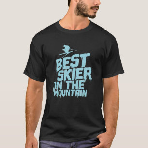 Best Skier On The Mountain Ski fahren T-Shirt