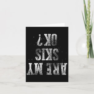 Best Skiing Kids Ski Gift Cute Skier Men Women Boy Card