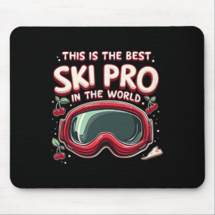 Best Skiing Pro Sports Snow Mouse Mat