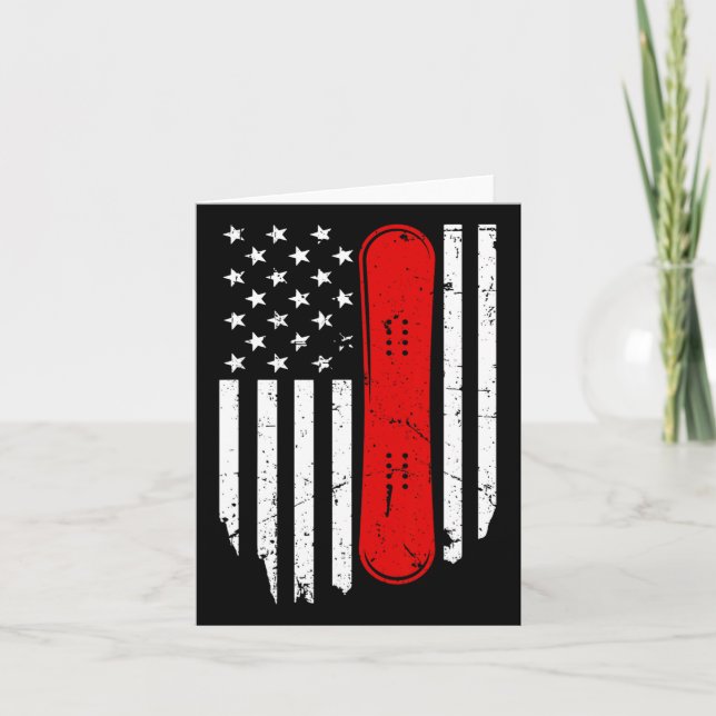 Best Snowboarding Art Men Women Snowboard Snowboar Card (Front)