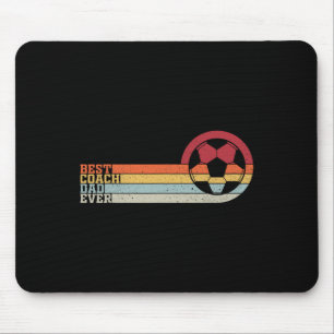 Best Soccer Coach Dad Of All Time Mouse Mat