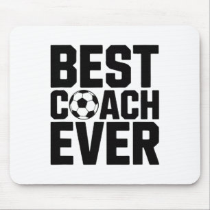 Best Soccer Coach Ever For Men Gift Idea Funny God Mouse Mat