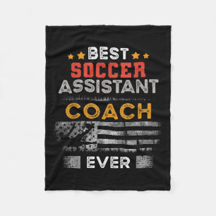 Best Soccer Istant Coach Ever _ Istant Coach Fleece Blanket