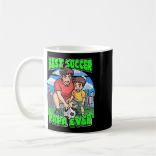 Best Soccer Papa Ever Celebrate Father's Day Dad C Coffee Mug