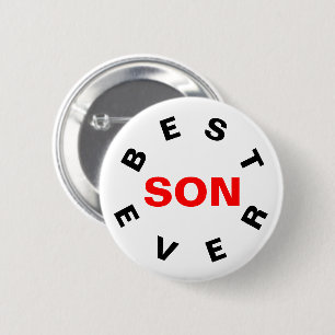 Best Son Ever 6 Cm Round Badge