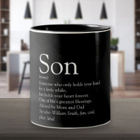 Best Son Ever Definition Black and White