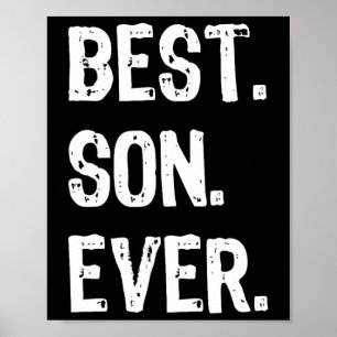 Best Son Ever Funny Family Cool  Poster
