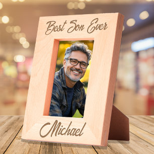 Best Son Ever Personalised Etched Frames