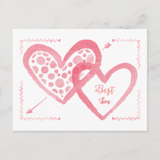 Best Son Valentine Postcard