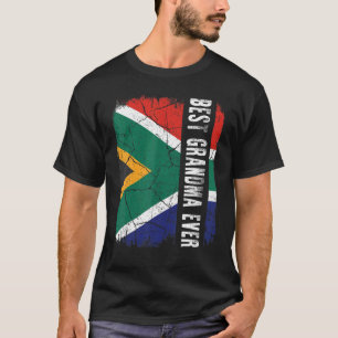 Best South African Grandma Ever Africa Flag Mother T-Shirt