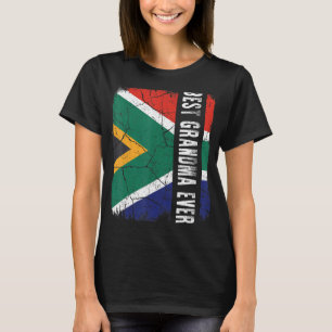 Best South African Grandma Ever Africa Flag Mother T-Shirt