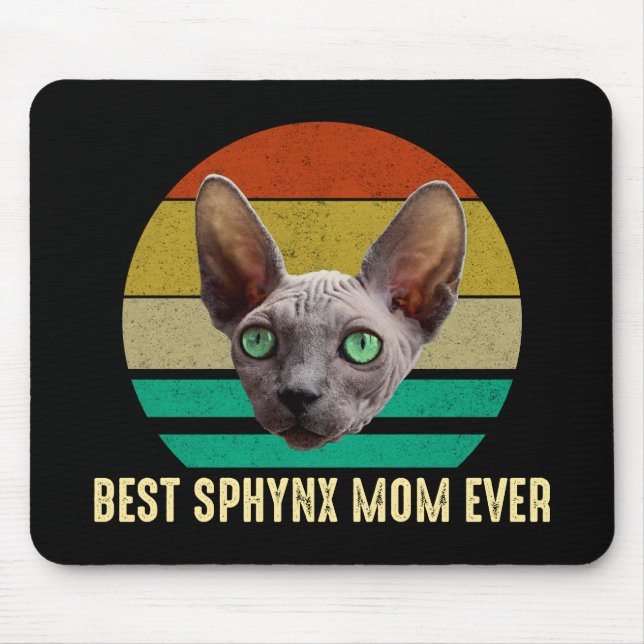 Best Sphynx Mum Ever Mouse Mat (Front)