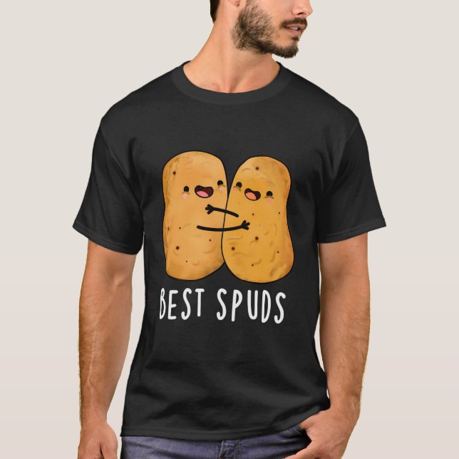 Best Spuds Funny Potato Puns T-Shirt (Front)