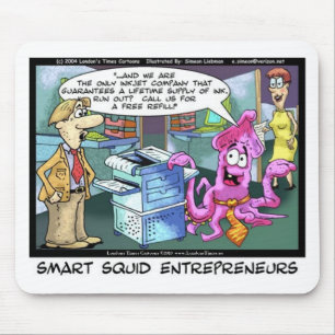 Best Squid Entrepreneur Funny Tees Gifts Mugs Etc Mouse Mat