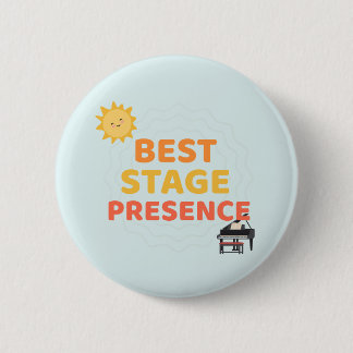 Best Stage Presence Student Award - Piano 6 Cm Round Badge