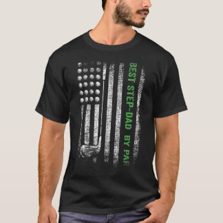 Best Step-Dad By Par Father's Day Golf Lover T-Shirt