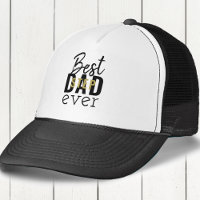 Best Stepdad Ever Black and Gold Typography