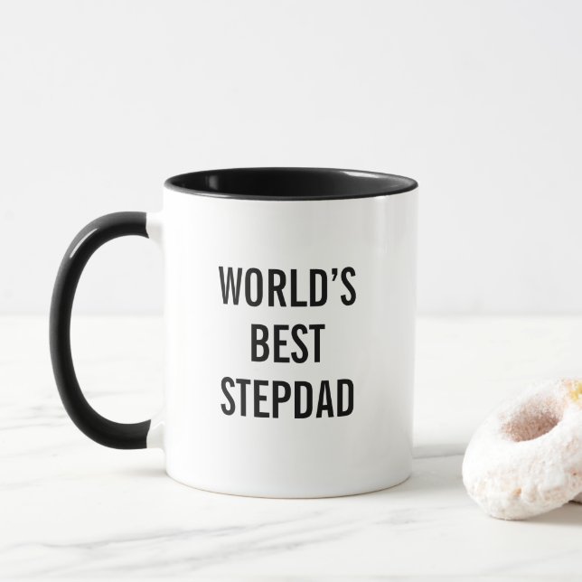 Best Stepdad Ever Coffee Mug (With Donut)