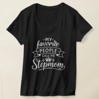 Best Stepmom Gift From Blended Family V-Neck