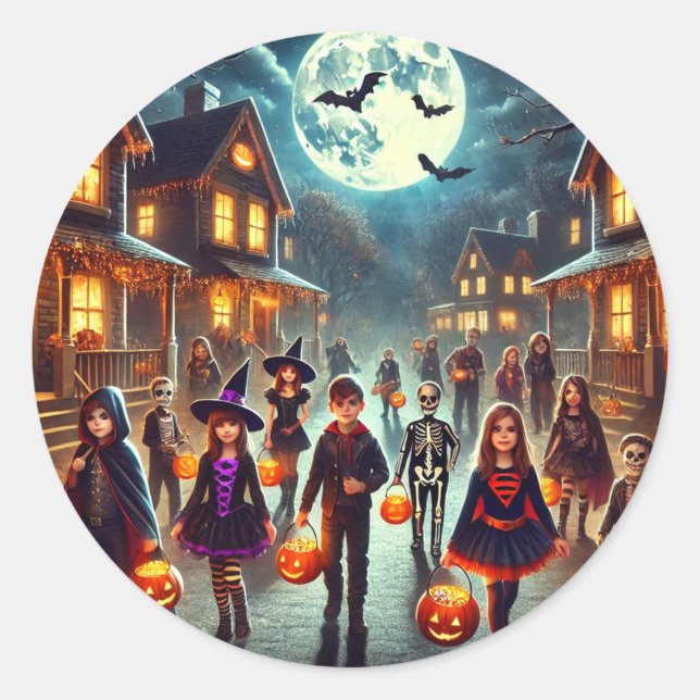 Best stickers halloween party  (Front)