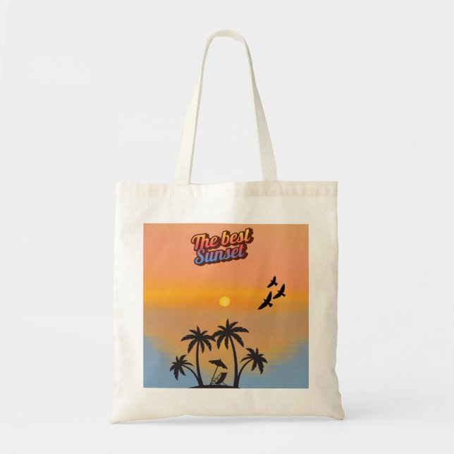 Best sunset. tote bag (Front)