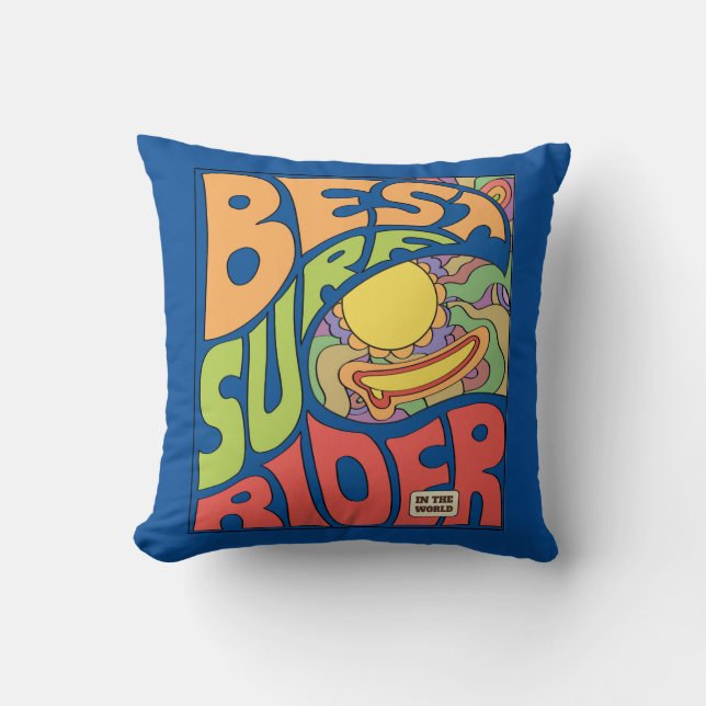 Best Surf Ever Poster Cushion (Front)