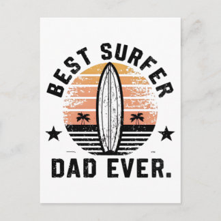 Best Surfer Dad Ever Postcard