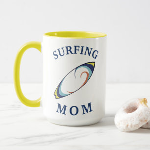 Best "SURFING MOM" Ever! Mother's Day Mug