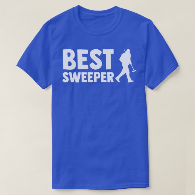 Best Sweeper Ice Curling Curler Curling Stone Curl T-Shirt (Design Front)