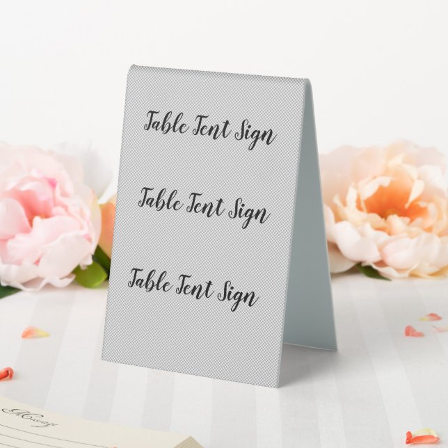 Best Table Tent Sign (In SItu (Wedding))