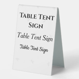 Best Table Tent Sign