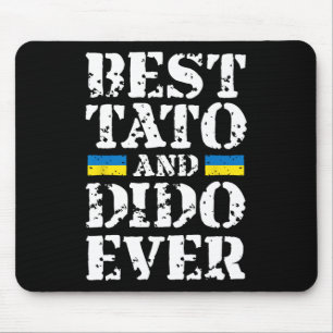 Best Tato And Dido Ever Ukraine Fathers Day Proud Mouse Mat