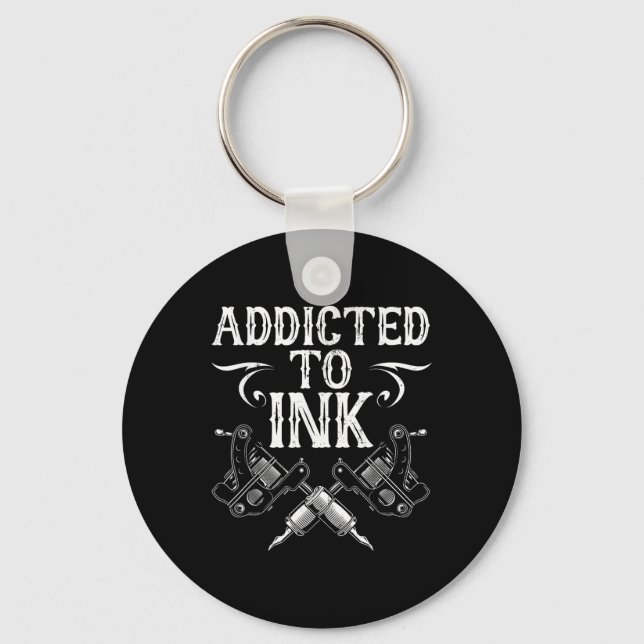 Best Tattoo Art For Men Women Tattoo Artist Tattoo Key Ring (Front)
