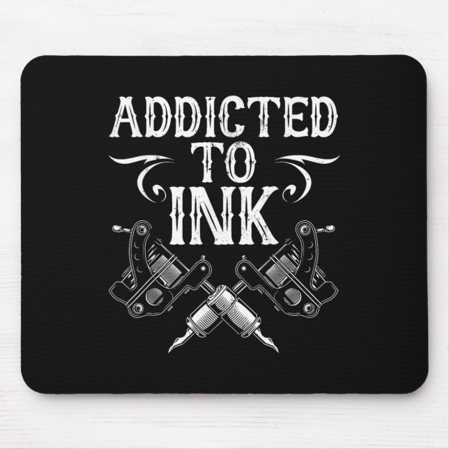 Best Tattoo Art For Men Women Tattoo Artist Tattoo Mouse Mat (Front)