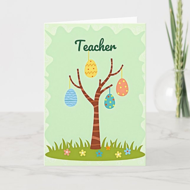 Best Teacher Appreciation Card (Front)
