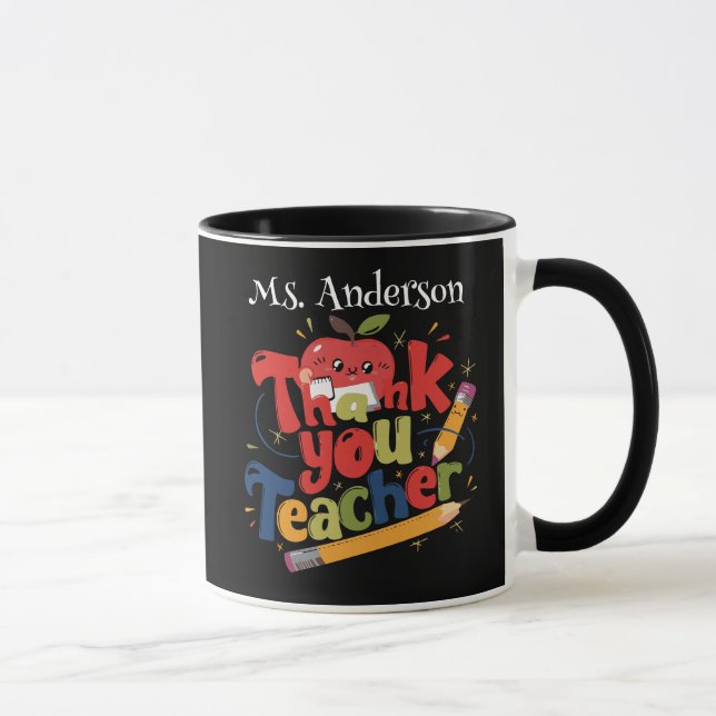 Best Teacher Appreciation Gift Mug (Right)