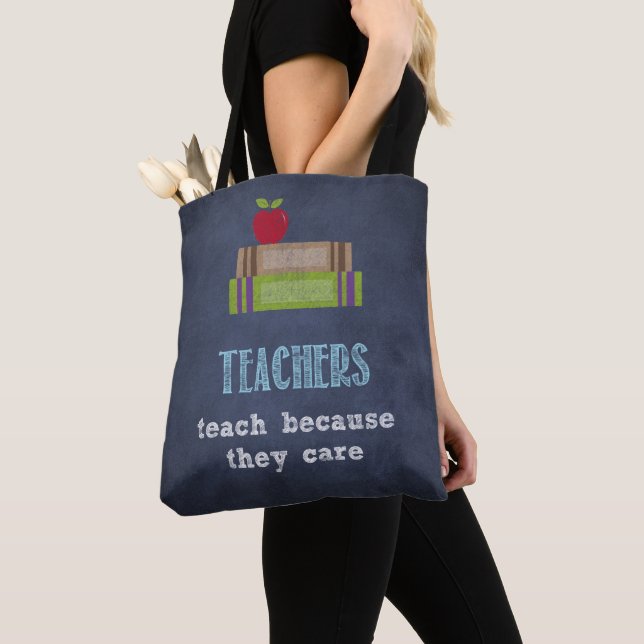 Best Teacher appreciation quote Tote Bag (Close Up)