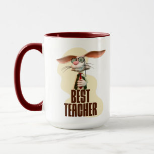 Best Teacher Bunny Rabbit Classroom Humour Mug