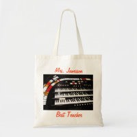 Best Teacher Canvas Bag, Appreciation, Thank You