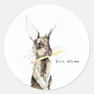Best Teacher Classic Round Sticker