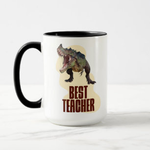 Best Teacher Dinosaur Classroom Humour Mug
