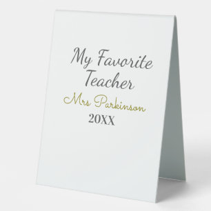 Best teacher ever add name date year simple school
