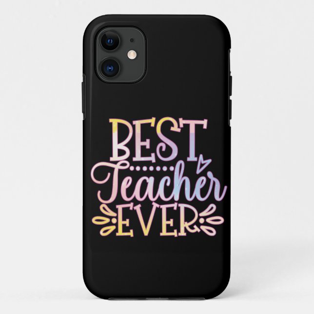 Best Teacher Ever Case-Mate iPhone Case (Back)