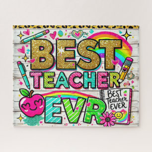 Best Teacher Ever Jigsaw Puzzle