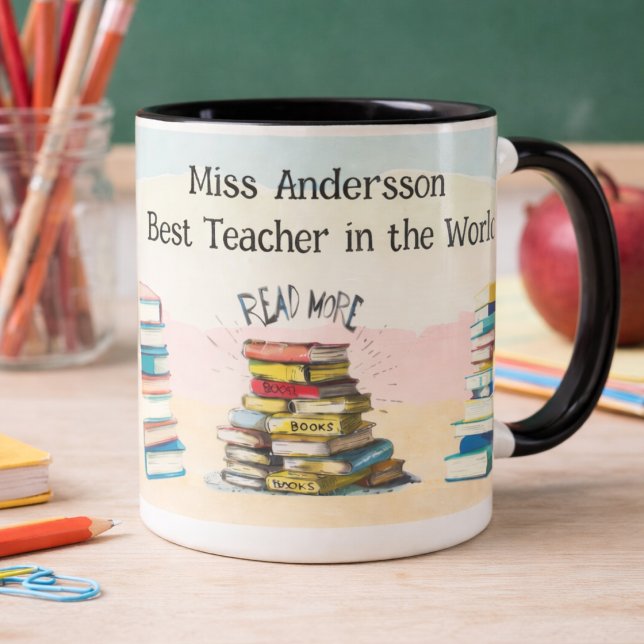 Best Teacher Ever Mug Personalised Gift (Creator Uploaded)