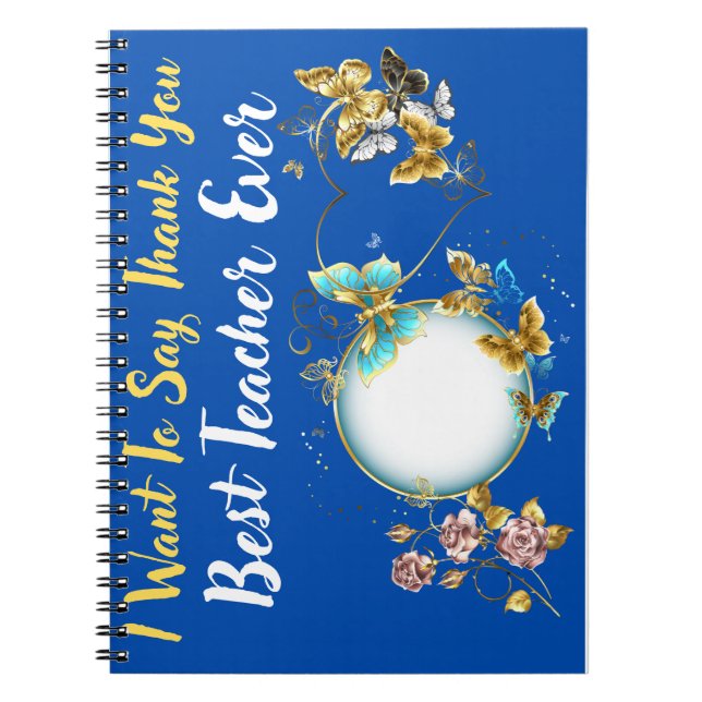 Best Teacher Ever Notebook (Front)