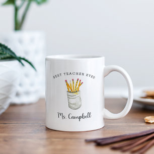 Best Teacher Ever Personalised Coffee Mug